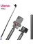 Siyah Ulanzi P002 1600MM Uzatılabilir El Metal Selfie Sopa Teleskop Direği Gopro Aksiyon Kameraları Akıllı Telefonlar Selfie Aksesuarı (Yurt Dışından) 2