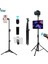 1.1 Selfie Sopa Tripod Cep Telefonu Standı ile Bluetooth Uzaktan 1/4 Vida iPhone iPad Tablet Kamera Halka Lamba (Yurt Dışından) 3