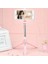 Pembe Selfie Sopa Tripod Bluetooth Uzatılabilir El Sopa Telefon Tutucu Standları Uzaktan Kumanda ile Cep Telefonu Aksesuarı (Yurt Dışından) 1