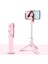 Pembe Çok Fonksiyonlu Kablosuz Bluetooth Selfie Sopa Tripod Uzaktan Selfie Uzatılabilir Katlanabilir Monopod Iphone Eylem Kamera Için (Yurt Dışından) 1