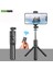 Siyah Taşınabilir Tripod Selfie Sopa iphone Samsung Fotoğraf Çekme Canlı Yayın Şarj Edilebilir Bluetooth Uzaktan Kumanda Tripod Standı Kutup (Yurt Dışından) 2