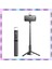 Q12 Siyah Sarsıntı Önleyici Gimbal Selfie Çubuğu Katlanır Tutucu Tripod El Sabitleyici Bluetooth Uzaktan Kumanda Akıllı Telefon Gimbal iPhone Için (Yurt Dışından) 2