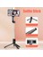 Siyah Roreta 1020MM Taşınabilir Kablosuz Bluetooth Telefon Selfie Sopa Tripod Dolgu Işığı ile Bluetooth Deklanşör iphone Huawei Için (Yurt Dışından) 2
