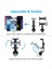 Kırmızı 3 In 1 Bluetooth Selfie Çubuğu Tripod Monopod Xiaomi Redmi Için Huawei iPhone 11 Samsung Akıllı Telefon Telefon Selfiestick Standı Tutucu (Yurt Dışından) 5