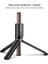 Siyah Akaso Selfie Sopa Telefon Tripod 360 ° Derece Döndürme Bluetooth Uzaktan Kablosuz Monopod ile 1/4 Montaj Vidası Eylem Kamera Için (Yurt Dışından) 5