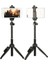 Siyah Uzatılabilir Bluetooth Uyumlu Selfie Çubuğu Uzaktan Telefon Dslr Tripod Monopod IPhone 11 Pro Max Akıllı Telefon Için Selfie Çubuğu (Yurt Dışından) 1