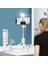 Açık Beyaz Selfie Çubuğu Tripod Lambalı LED Halka Işık Telefon Mobil Cep Tutucu Standı Akıllı Telefon Monopod Bluetooth Teleskopik Selfy (Yurt Dışından) 1