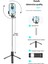 Cdoldurma Işığı ile Kablosuz Bluetooth Selfie Çubuğu Tripod ile Cep Telefonu Için Gimbal Sabitleyici Huawei iphone Ios Android Sabitleyici Cep Telefonu (Yurt Dışından) 3