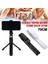 Beyaz 1 Adet Kablosuz Selfie Sopa Katlanabilir Mini Tripod Uzatılabilir Monopod Çok Fonksiyonlu Telefon Tripod Tutucu Uzaktan Kumanda ile Standı (Yurt Dışından) 2