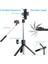Yiwa K10 Selfie Çubuğu Tripod Standı Tutucu Bluetooth Uzaktan ile Uzatılabilir 360 Derece Dönebilen Telefon Tutucu R30 (Yurt Dışından) 4
