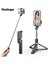 Siyah Yüksek Kaliteli Kablosuz Bluetooth Özçekim Çubuğu Tripod Uzaktan Kumanda ile Palo Özçekim Iphone Eylem Kamera Için Uzatılabilir Katlanabilir Monopod (Yurt Dışından) 2
