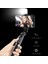 Q02S Siyah Kablosuz Bluetooth Selfie Çubuğu Bluetooth Katlanabilir Tripod Dolgu Işığı ile Uzatılabilir Ios Android Için Mini Deklanşör Uzaktan Kumanda (Yurt Dışından) 3