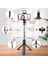 Paket2 Siyah Kablosuz Bluetooth Selfie Çubuğu Dolgu Işığı Deklanşörlü Uzaktan Kumanda Mini Tripod Akıllı Telefon Için Katlanabilir 360 ° Döndürme (Yurt Dışından) 4