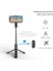 Paket2 Siyah Kablosuz Bluetooth Selfie Çubuğu Dolgu Işığı Deklanşörlü Uzaktan Kumanda Mini Tripod Akıllı Telefon Için Katlanabilir 360 ° Döndürme (Yurt Dışından) 5