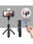 L02S Siyah Kaıqısj Bluetooth Selfie Çubuğu Uzatılabilir Monopod Cep Telefonu Güzellik Lambası Mini Tripod (Yurt Dışından) 2