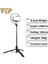 Vıp Siyah Serın Dıer 1680MM Büyük Kablosuz Selfie Sopa Tripod Katlanabilir LED Halka Fotoğraf Işığı Bluetooth Uyumlu Deklanşör (Yurt Dışından) 1