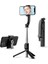 Siyah Yeni 3 In 1 Selfie Çubuğu Tripod Kablosuz Bluetooth Cep Telefonu Tutucu iPhone Samsung Huawei Telefon Çekimi Için El Video Vlog (Yurt Dışından) 1