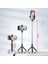 Yeni Bir Bluetooth Kablosuz Selfie Çubuğu Mini Tripod Uzatılabilir Monopod, Ios Android Telefon Için Dolgu Işığı ile Uzaktan Deklanşör (Yurt Dışından) 2