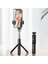 Yeni Bir Bluetooth Kablosuz Selfie Çubuğu Mini Tripod Uzatılabilir Monopod, Ios Android Telefon Için Dolgu Işığı ile Uzaktan Deklanşör (Yurt Dışından) 5