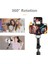 Q08D Kara Kutu Yeni Katlanabilir Bluetooth Kablosuz Selfie Çubuk Tripod Bluetooth Deklanşör Dolgu Işığı Tek Eksenli Sabitleyici Monopod Sıcak Satış (Yurt Dışından) 2