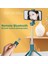 R1S Pembe LED Siyah Uzaktan Kumanda Selfie Çubuğu R1/R1S Katlanabilir Kablosuz Katlanabilir Taşınabilir Tripod Fotoğraf Tutucu Uzatılmış Tripod (Yurt Dışından) 2