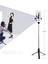 Siyah Floveme Akıllı Telefon Bluetooth Selfie Çubuğu Tripod Entegre Çok Fonksiyonlu Video Canlı Destek Telefon Tutucu iPhone 12 13 (Yurt Dışından) 5