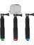 L Mavi Taşınabilir Uzatılabilir El Monopod Kutup Su Geçirmez Selfie Sopa Gopro Kahraman Için 11 10 9 8 7 6 5 Sjcam Xiaoyi Djı Osmo Kameralar (Yurt Dışından) 3