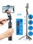 L16 Selfie Çubuğu Tripod 1.55 M Kablosuz Bluetooth Katlanabilir Selfie Deklanşör Uzaktan Tripod Sabit Kolu 360 Rotasyon Gimbal Telefon Standı (Yurt Dışından) 1