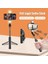 Q08D Kara Kutu Yeni Katlanabilir Bluetooth Kablosuz Selfie Çubuk Tripod Bluetooth Deklanşör Dolgu Işığı Tek Eksenli Sabitleyici Monopod Sıcak Satış (Yurt Dışından) 3