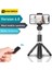 Siyah Bluetooth Anti-Shake Selfie Sopa El Gimbal Akıllı Telefon Sabitleyici Teleskopik Selfie Sopa Tripod Cep Telefonu Tutucu (Yurt Dışından) 2
