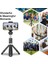 Siyah Bluetooth Anti-Shake Selfie Sopa El Gimbal Akıllı Telefon Sabitleyici Teleskopik Selfie Sopa Tripod Cep Telefonu Tutucu (Yurt Dışından) 3