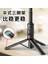 Beyaz Işıklı 2022 Yenı Taşınabilir Kablosuz Bluetooth Telefon Teleskopik Selfie Çubuk Tripod Dolgu Işığı ile Huawei iPhone 13 Android Xiaomi Için (Yurt Dışından) 4