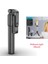 Siyah Işıksız Katlanabilir Tripod Monopod Kablosuz Bluetooth Uyumlu Selfie Çubuğu LED Halka Işık ile iPhone Için Android Canlı Tripod (Yurt Dışından) 1