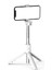 Siyah Işıksız Katlanabilir Tripod Monopod Kablosuz Bluetooth Uyumlu Selfie Çubuğu LED Halka Işık ile iPhone Için Android Canlı Tripod (Yurt Dışından) 5