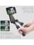 Siyah Kablosuz Bluetooth Selfie Sopa Tripod El Gimbal Sabitleyici Dolgu Işığı ile Cep Telefonu Gimbal Sabitleyici (Yurt Dışından) 3