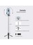 R1S Beyaz Yeni Bluetooth Selfie Sopa Cep Telefonu Tutucu Geri Çekilebilir Taşınabilir Çok Fonksiyonlu Mini Tripod Kablosuz Uzaktan Deklanşör (Yurt Dışından) 5