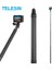 Paket B Telesın 116 cm Karbon Fiber Monopod Selfie Çubuğu Uzatılabilir 1/4 Vida ile Gopro Hero 10 9 8 7 6 INSTA360 Osmo Eylem Kamera (Yurt Dışından) 4