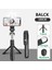 Siyah 70CM 680MM Kablosuz Bluetooth Selfie Çubuğu Taşınabilir Mini Genişletilebilir Tripod ile Apple Android Telefon Için Dolgu Işığı Uzaktan Çekim (Yurt Dışından) 5
