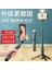 Siyah-Işıklı 2022 Yenı Taşınabilir Kablosuz Bluetooth Telefon Teleskopik Selfie Çubuk Tripod Dolgu Işığı ile Huawei iPhone 13 Android Xiaomi Için (Yurt Dışından) 2