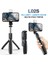 Siyah Bluetooth Kablosuz Selfie Çubuğu Tripod Katlanabilir Uzatılabilir Evrensel Monopod Akıllı Telefonlar Için Kamera Zamanlayıcı Dolgu Işığı ile (Yurt Dışından) 1