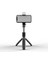 Siyah L02S Ruzsj Katlanabilir Tripod Monopod Özçekim Çubuğu Bluetooth Kablosuz Düğme Deklanşör ile Özçekim Çubuğu LED Ios/android/xiaomi Için (Yurt Dışından) 1