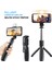 Siyah L02S Ruzsj Katlanabilir Tripod Monopod Özçekim Çubuğu Bluetooth Kablosuz Düğme Deklanşör ile Özçekim Çubuğu LED Ios/android/xiaomi Için (Yurt Dışından) 2