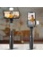 Siyah L02S Ruzsj Katlanabilir Tripod Monopod Özçekim Çubuğu Bluetooth Kablosuz Düğme Deklanşör ile Özçekim Çubuğu LED Ios/android/xiaomi Için (Yurt Dışından) 3