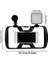 Çift Işıklar 4 In 1 Selfie Çubuğu Tripod Çok Fonksiyonlu Tavşan Kafesi Fotoğraf Dolgu Işığı Mikrofon Telefon Tutucu El Fotoğraf Kiti (Yurt Dışından) 1