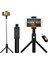 Beyaz 3 In 1 Kablosuz Bluetooth Selfie Sopa Deklanşörlü Uzaktan Tripod Telefon Monopod iPhone 13 Akıllı Telefon Android Ios Tutucu (Yurt Dışından) 5