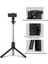Çift Işık Siyah Çok Fonksiyonlu Bluetooth Uyumlu Selfie Çubuğu Dolgu Işığı Halkası Katlanabilir Tripod Iphone Xiaomi Samsung Fotoğraf Canlı Video (Yurt Dışından) 5
