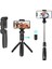Siyah 2021 Yeni L01 Mini Kablosuz Çok Fonksiyonlu Evrensel Bluetooth Selfie Çubuğu Tripod Monopod Iphone-Android-Canlı Yayın Için (Yurt Dışından) 2