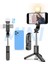 Q11 Beyaz Cep Telefonu Selfie Sopa Için Taşınabilir Tripod Teleskopik Bluetooth Sopa ile Huawei Onur iPhone Android Xiaomi (Yurt Dışından) 5