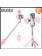 Pembe Işık Yok Katlanabilir Tripod Monopod Kablosuz Bluetooth Uyumlu Selfie Çubuğu Android Canlı Tripod Için IPhone Için LED Halka Işık ile (Yurt Dışından) 5