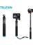 Tripodlu Telesın Uzatılabilir El Selfie Çubuğu Gopro Hero Için Alüminyum Alaşımlı Teleskop Direği 11 10 9 8 7 INSTA360 Djı Osmo Action 2 3 (Yurt Dışından) 2